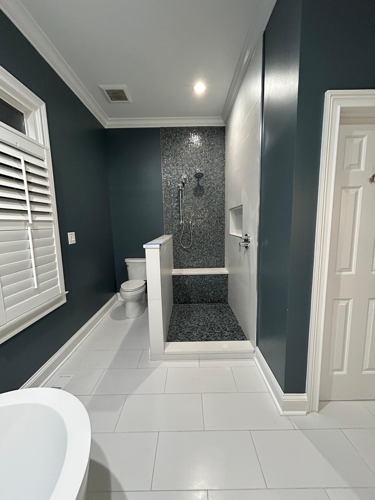Bathroom Remodel — Modern finish with soaking tub